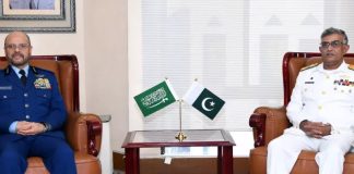 Saudi Chief Of General Staff And Chief Of Staff Discusses The Serious Issue Of indian And iranian State Sponsored Terrorism In Sacred Country PAKISTAN At NAVAL HQ Islamabad