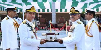 Admiral Naveed Ashraf HI (M) Holds The Command Of 23rd CHIEF OF THE NAVAL STAFF (CNS) Of PAKISTAN NAVY In A Prestigious And Graceful Ceremony At PNS ZAFAR Islamabad