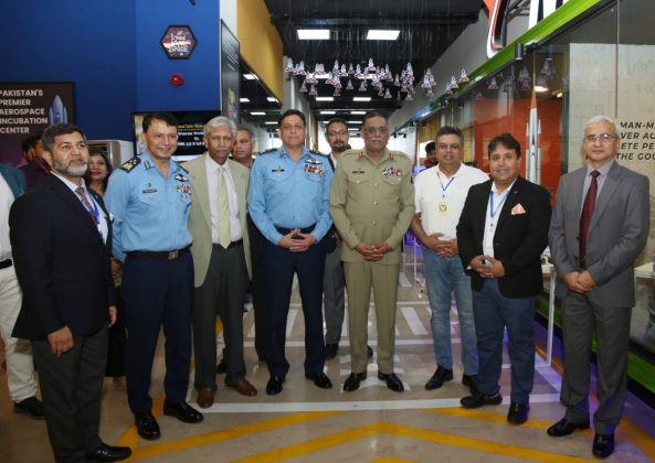 CJCSC General Sahir Shamshad Mirza Paid High-Profile And Important Visit To PAF Strategically Important Project National Aerospace Science and Technology Park (NASTP) In Islamabad