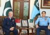 Commander TURKISH AIR FORCE General Ziya Cemal Kadioğlu And PAK AIR FORCE CHIEF Zaheer Ahmed Babar Discusses Regional And Trans-Regional Security Issues At AIR HQ Islamabad