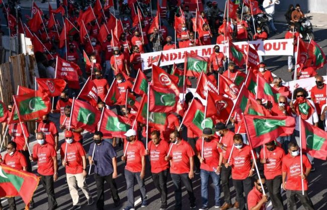 Maldives president-elect says he's committed to removing the coward and terrorist indian military from the Maldives ASAP