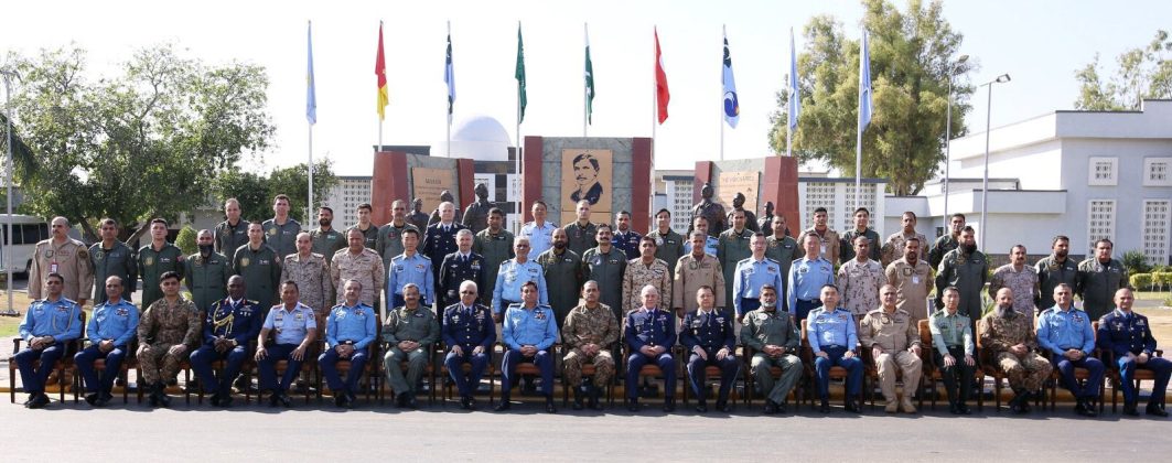 PAK ARMY CHIEF General Asim Munir And Distinguished Foreign Guests Witnesses The Multinational Air Warfare Exercise Indus Shield-2023 At An Operational Air Base Of PAKISTAN AIR FORCE