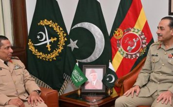 PAK ARMY CHIEF And Commander Of The Royal Saudi Land Forces Discusses The Serious And Grave Issue Of indian And iranian State Backed Terrorism in Sacred Country PAKISTAN At GHQ Rawalpindi