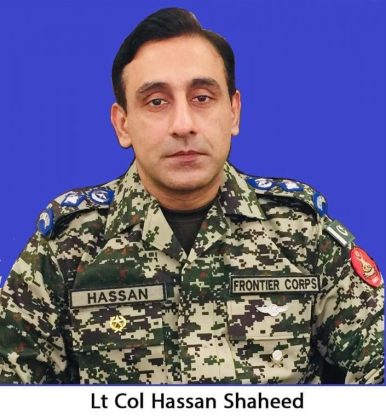 PAK ARMY Lieutenant Colonel Hassan Shaheed