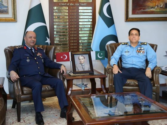 Combat Commander TURKISH AIR FORCE H.E General Ìsmail Güneykaya And PAK AIR CHIEF Discusses The Serious Issue Of indian And iranian Terrorism In Sacred Country PAKISTAN At AIR HQ Islamabad