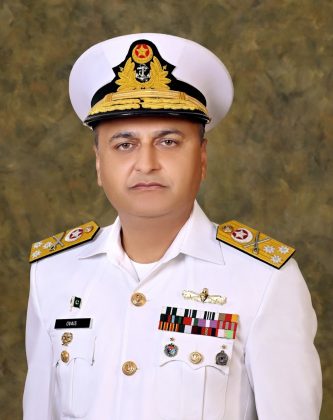 Newly Promoted Vice Chief of Naval Staff Admiral Ovais Ahmed Bilgrami