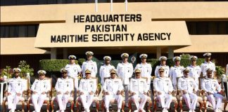 PAK NAVAL CHIEF (CNS) Admiral Naveed Ashraf Expresses Complete Satisfaction Over The Combat Preparedness Of PAKISTAN Maritime Security Agency During Visit To PMSA HQ In Karachi
