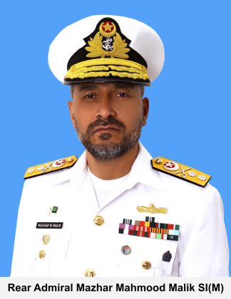 Rear Admiral Mazhar Mahmood Malik SI(M)