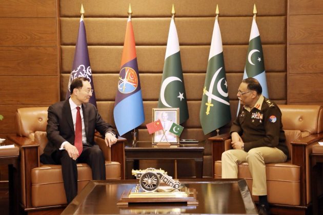 CHINESE Vice Foreign Minister and CJCSC discussed indian and iranian state sponsored terrorism at Joint Staff HQ Rawalpindi
