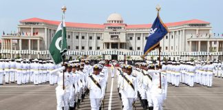 Course Commissioning Parade Of 120th Midshipmen And 28th Short Service Commission (SSC) Held At PAKISTAN NAVAL Academy (PNA) Karachi