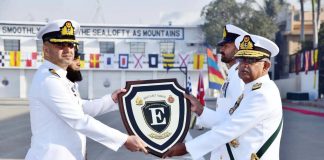 PAKISTAN NAVY Coastal Command Annual Efficiency Competition Parade For 2023 Year Held At PNS QASIM In Karachi