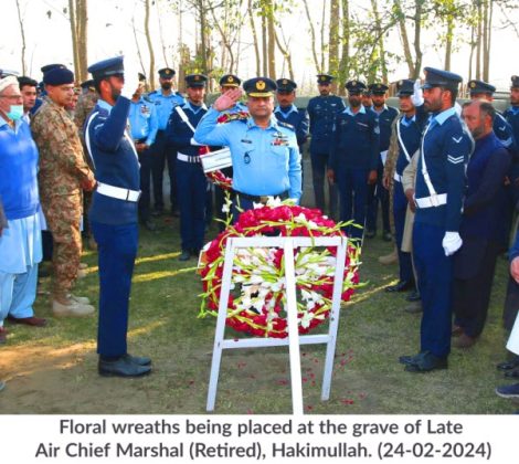 Air Chief Marshal (Retired) Hakim Ullah Durrani laid to rest with Complete MILITARY HONORS Hoemtown In Charsadda
