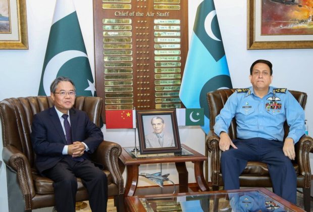 CHINESE Ambassador H.E Mr. Jiang Zaidong and PAK AIR FORCE CHIEF discussed indian and iranian state sponsored Terrorism in Sacred Country PAKISTAN