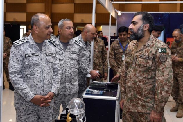 Cyber Exercise between TRI-SERVICES and Strategic Plans Division (SPD) held at MILITARY College of Signals