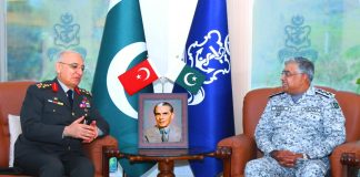 Deputy CGS TURKISH ARMED FORCES H.E General Irfan Ozsert And PAK NAVAL CHIEF Discusses Serious Issue of indian And iranian State Terrorism In Sacred PAKISTAN At NAVAL HQ Islamabad
