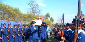 Former Air Chief Marshal Hakimullah Khan Durrani Laid To Rest In His Hometown Sheikh Kali Village In Charsadda With Full MILITARY HONORS