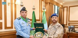 KSA Confers Coveted And Prestigious Confers ‘King Abdul Aziz Badge of Honor of the Excellent Class Medal’ Upon PAK AIR CHIEF (CAS) Air Chief Marshal During 5th Anniversary Of Operation Swift Retort