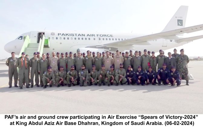 PAF Contingent in Multinational Joint exercise SPEARS OF VICTORY 2024