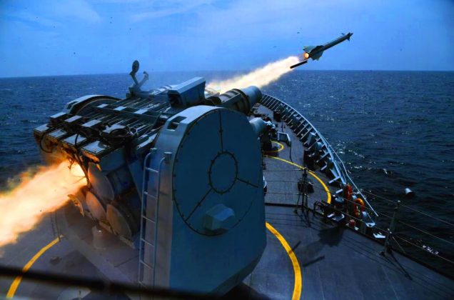 PAK NAVY Successfully Shoots down Drone with FM-90B SAM from PNS ZULFIQUAR Guided Missile Destroyer