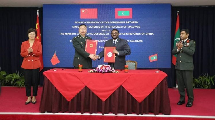 Bad News for Shameless Terrorist Country india as PAKISTAN Iron Brother CHINA signs Military Pact with ISLAMIC Brotherly Country Maldives