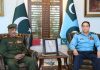 Bahrain Commander And PAK AIR CHIEF Discusses Serious And Critical Issue Of indian And iranian State Backed And State Funded Terrorism In Beloved Peace Loving Sacred PAKISTAN At AIR HQ Rawalpindi