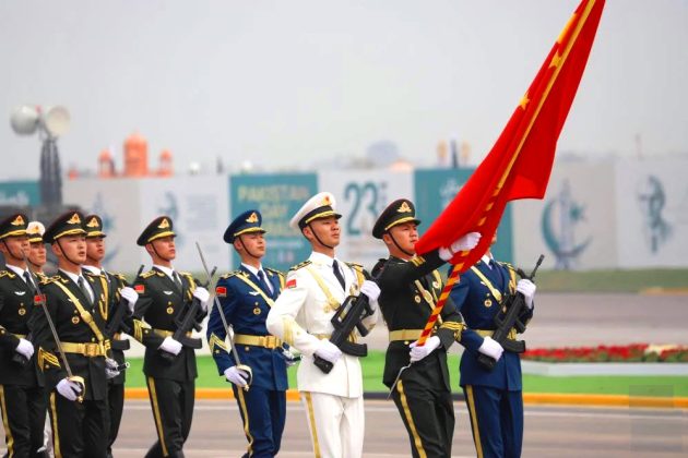 Brave and Valiant FORCES of PAKISTAN Iron Brother CHINA during PAKISTAN DAY MILITARY PARADE 2024
