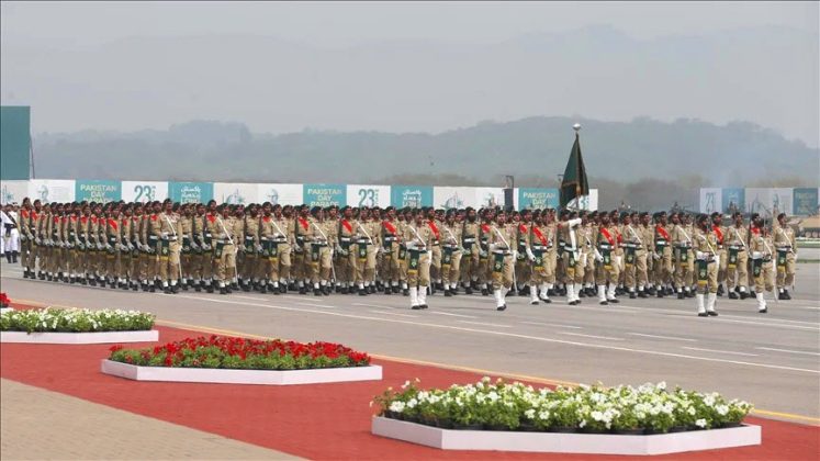 Brave and Valiant TRI-ARMED FORCES of Beloved Peace Loving Sacred PAKISTAN During PAKISTAN DAY MILITARY PARADE 2024