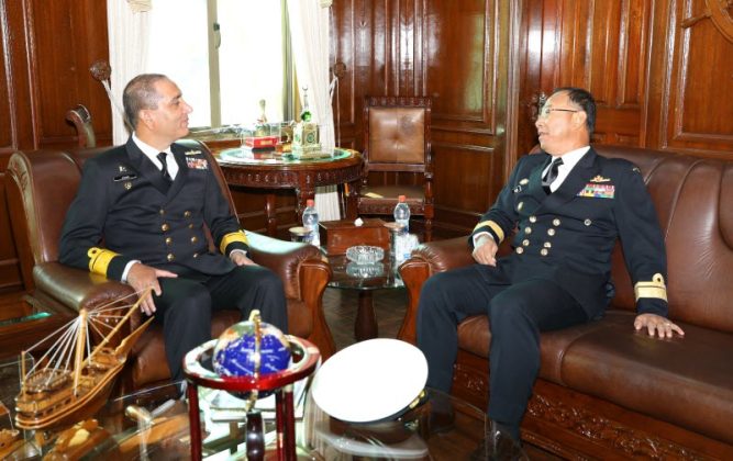 Delegation of Royal Malaysian Navy (RMN) Sea Power Centre (SPC) visits PAK NAVY War College Lahore