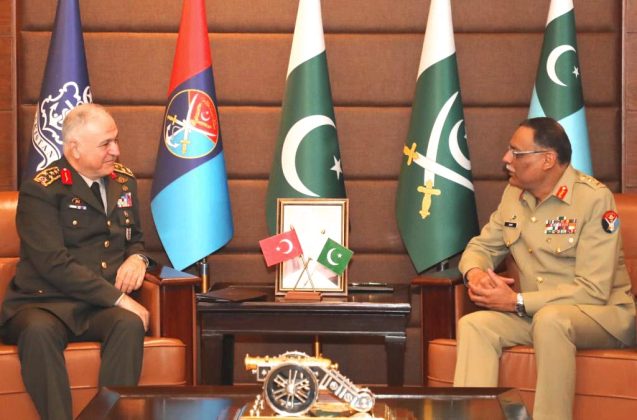 CHIEF OF TURKISH GENERAL STAFF H.E General Metin Gürak And CJCSC General Sahir Shamshad Mirza Discusses indian And iranian State Terrorism In Sacred PAKISTAN At Joint Staff HQ Rawalpindi