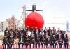 PAKISTAN Iron Brother CHINA Launches The PAKISTAN NAVY Heavily Armed And Highly Capable 1st HANGOR Class Fast Attack Stealth Submarine During An Impressive Ceremony At Wuhan In CHINA