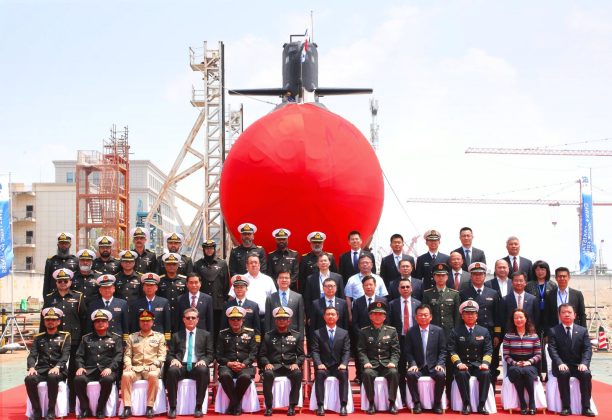 PAKISTAN Iron Brother CHINA Launches The PAKISTAN NAVY Heavily Armed And Highly Capable 1st HANGOR Class Fast Attack Stealth Submarine During An Impressive Ceremony At Wuhan In CHINA