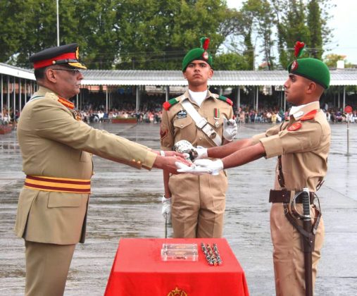 Passing Out parade of cadets held at PMA Kakul