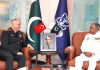 TURKISH CHIEF OF GENERAL STAFF General Metin Gurak And PAK NAVAL CHIEF Admiral Naveed Ashraf Discusses The Serious Issue Of indian & iranian Terrorism In Sacred PAKISTAN At NAVAL HQ Islamabad