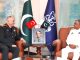 TURKISH CHIEF OF GENERAL STAFF General Metin Gurak And PAK NAVAL CHIEF Admiral Naveed Ashraf Discusses The Serious Issue Of indian & iranian Terrorism In Sacred PAKISTAN At NAVAL HQ Islamabad