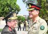 Commander TURKISH Land Forces Gen Selcuk Bayraktaroglu And PAK ARMY CHIEF General Asim Munir Discusses indian And iranian Terrorism In Beloved Peace Loving Sacred PAKISTAN At GHQ Rawalpindi