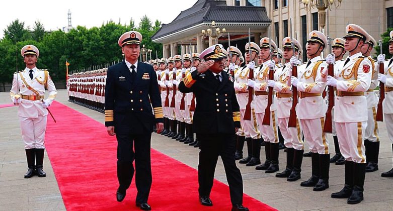 PAK NAVAL CHIEF Admiral Naveed Ashraf And CHINESE PLA NAVY Commander Hu Zhongming Held One On One High-Profile And Important Meeting At CHINESE PEOPLES LIBERATION ARMY NAVY HQ In CHINA