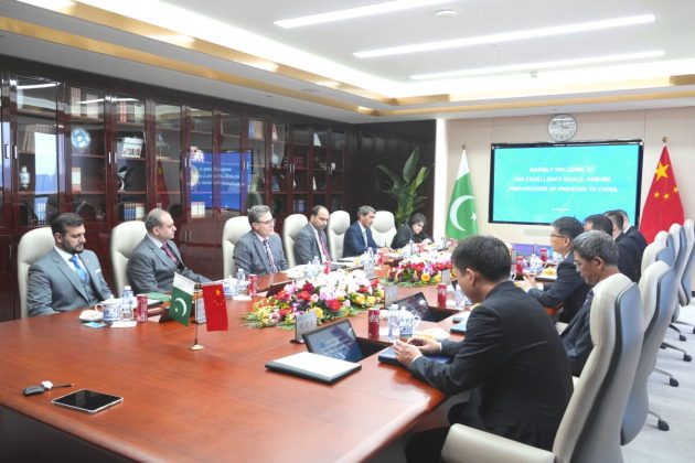PAKISTAN Ambassador to CHINA visits HQ of CHINA National Aero-Technology Import & Export Corporation (CATIC) in Beijing