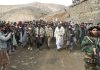 Protests Against illegitimate government of filthy and swine afghan Taliban In Darayim District Of Badakhshan in Afghanistan