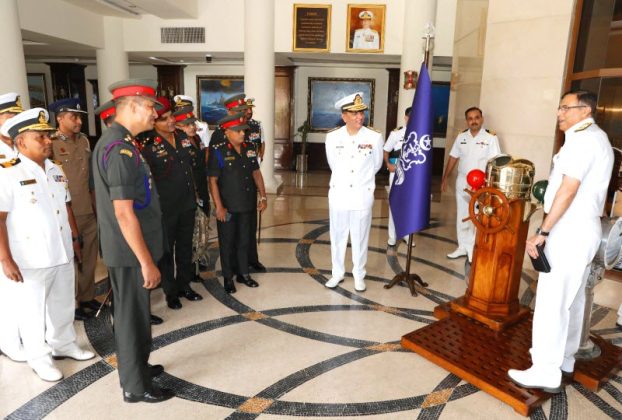 Top Senior Delegation Of National Defence College Sri Lanka Headed By Brigadier MJRS Medagoda visits PAKISTAN NAVY War College Lahore