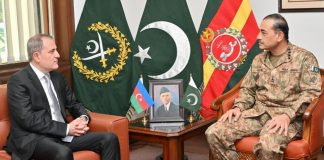 Amb Of AZERBAIJAN H.E Mr. Jeyhun Bayramov And PAK ARMY CHIEF Gen Asim Munir Discusses Serious Issue Of indian And iranian State Terrorism In Peace Loving Sacred PAKISTAN