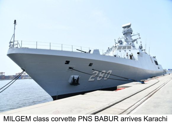 Multipurpose Stealth Warship PNS BABUR Successfully Reaches Beloved Peace Loving Sacred Country PAKISTAN