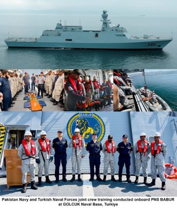 PNS BABUR COMPLETES TRAINING JOINTLY CONDUCTED BY TURKISH AND PAKISTAN NAVIES AT GOLCUK IN TURKIYE