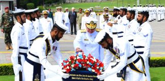 Brazilian Chief Of Staff Admiral Andre Luiz Silva Lima De Santana Mendes And PAK NAVAL CHIEF Admiral Naveed Ashraf Discusses The Serious Issue Of indian And iranian State Terrorism At NAVAL HQ