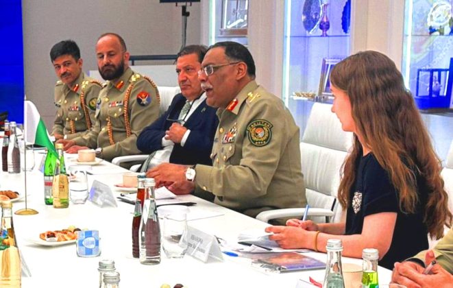 CJCSC Sahir Shamshad meets Defense minister and Top Senior Military Leadership of Russia