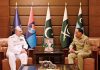 Chief Of Staff Brazilian Navy Adm Andre Luiz Silva Lima De Santana Mendes And CJCSC General Sahir Shamshad Mirza Discusses The Serious Issue Of indian And iranian Terrorism In Sacred PAKISTAN