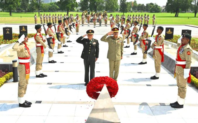 COMMANDER OF PLA GROUND FORCES H.E Gen Li Qiaoming And PAK ARMY CHIEF Gen Asim Munir Discusses The Modalities Of Upcoming Two Front War Against Shameless Terrorist india