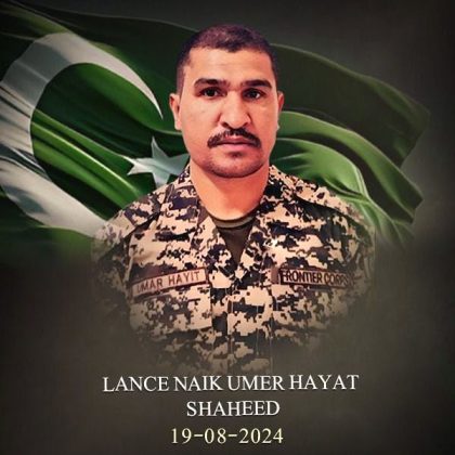 Lance Naik Umar Hayat Shaheed