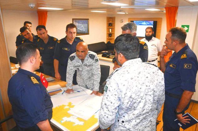 PAK NAV Stealth Warship PNS HUNAIN participated in EX TURGUTREIS-X with Turkish Coast Guard Ship GELIBOLU