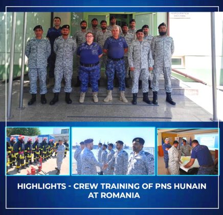 PAK NAVY Heavily Armed Stealth Warship PNS HUNAIN Sails On Maiden Journey from Romania to Sacred PAKISTAN ISPR