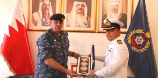 PAK NAVY Heavily Armed Stealth Warship PNS YARMOOK Conducts Joint Naval Exercise With Friendly Naval Forces During Official Visit To Bahrain During Regional Maritime Security Patrols Deployment